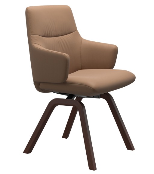 Scaun Stressless Mint v2 Low D200 L  Balance&Glide  cadru walnut  tapiterie piele Batick Latte