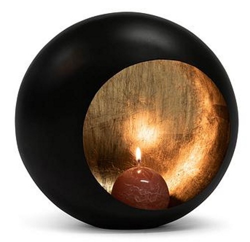 Suport lumanare Deko Senso Circle  Ø30 x 13cm  metal  zinc - auriu antichizat
