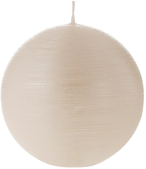 Lumanare La Francaise Colorama de Fetes Boule  d 8cm  15 ore  alb perlat