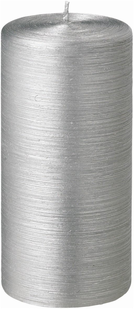 Lumanare La Francaise Colorama de Fetes  Cylindre  d 7cm  h 15cm  25 ore  argintiu