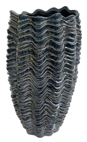 Vaza Deko Senso Ceramic  h 43cm  albastru