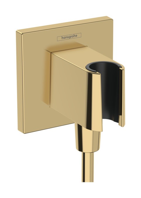 Accesoriu Hansgrohe FixFit E cu agatatoare de dus  gold optic lustruit
