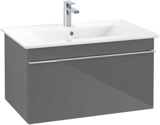 Dulap baza suspendat Villeroy&Boch Venticello 753x420x502 mm cu un sertar  gri lucios