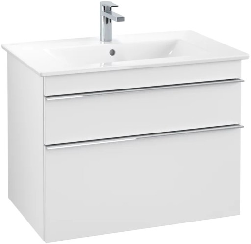Dulap baza suspendat Villeroy&Boch Venticello 753x590x502 mm cu doua sertare  alb mat