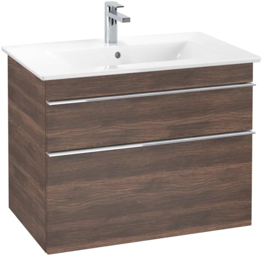 Dulap baza suspendat Villeroy&Boch Venticello 753x590x502 mm cu doua sertare  stejar Arizona