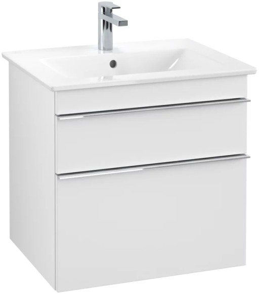 Dulap baza suspendat Villeroy&Boch Venticello 603x590x502 mm cu doua sertare  alb mat