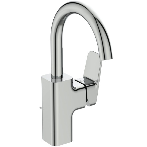 Baterie lavoar Ideal Standard Ceraplan 280 cu pipa inalta  ventil pop-up metalic