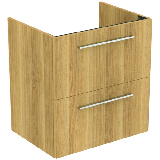 Dulap baza suspendat Ideal Standard i.life A cu 2 sertare  60cm  stejar natural