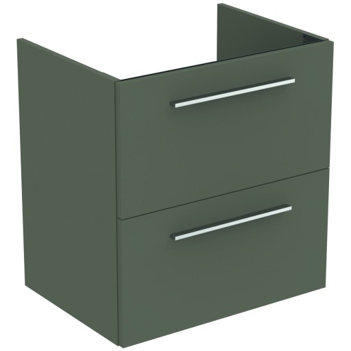 Dulap baza suspendat Ideal Standard i.life A cu 2 sertare  60cm  gri quartz mat