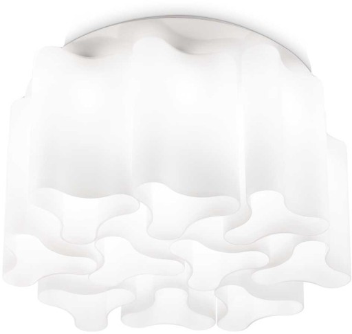 Plafoniera Ideal Lux Compo PL10  max 10x60W E27  d73.5cm  alb