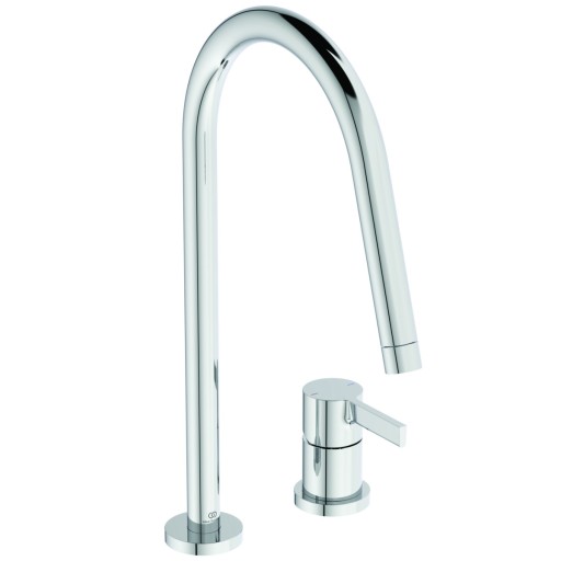 Baterie bucatarie Ideal Standard Gusto din 2 elemente  218mm  pipa R rotativa  crom