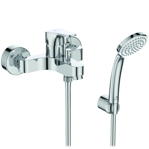 Baterie cada Ideal Standard Cerabase cu set de dus Ideal Rain  crom