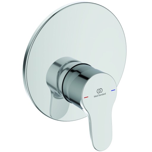 Set baterie dus Ideal Standard Cerabase cu montaj incastrat  corp ingropat inclus  crom