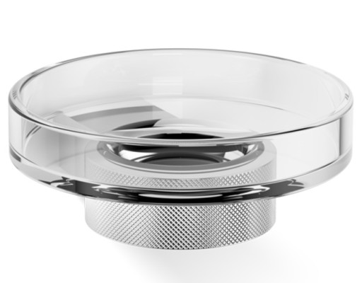Savoniera cu suport de perete Decor Walther Club WSS  6cm  cristal  crom