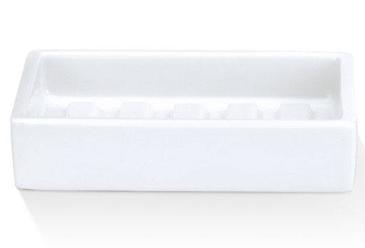 Savoniera Decor Walther Porzellan DW 615  12cm  alb