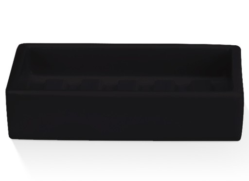 Savoniera Decor Walther Porzellan DW 615  12cm  negru