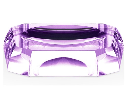 Savoniera Decor Walther Kristall KR STS  12x12cm  violet