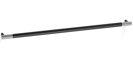 Bara port prosop Decor Walther Club HTE80  80cm  negru mat-crom