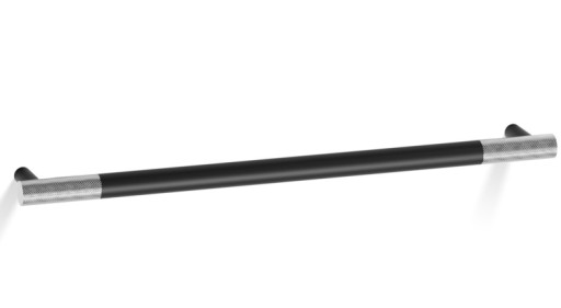 Bara port prosop Decor Walther Club HTE40  40cm  negru mat-crom