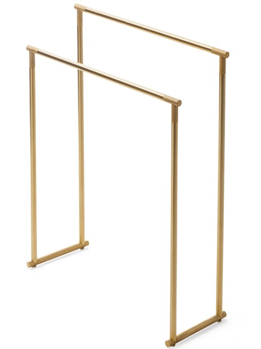 Suport prosop dublu Decor Walther Club HAK1 de podea  87x70x25cm  auriu mat 24k