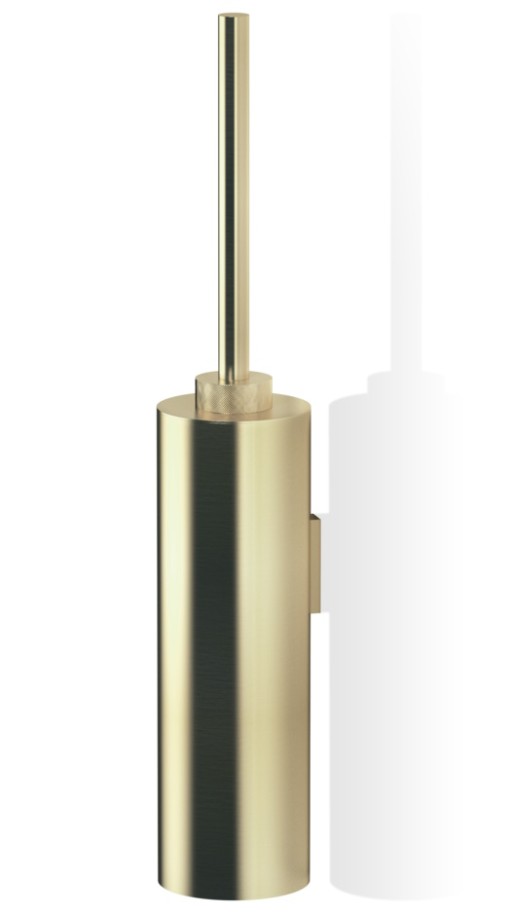 Perie wc cu suport de perete Decor Walther Club WBG  h 46cm  auriu mat 24k
