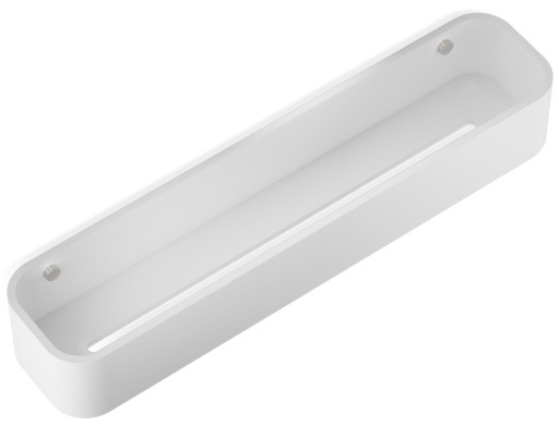 Etajera dus Decor Walther Stone DCT46  45x10cm  alb-inox mat