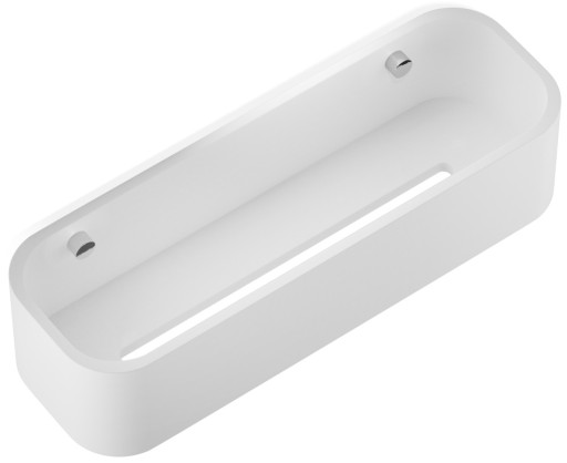Etajera dus Decor Walther Stone DCT30  30x10cm  alb-crom