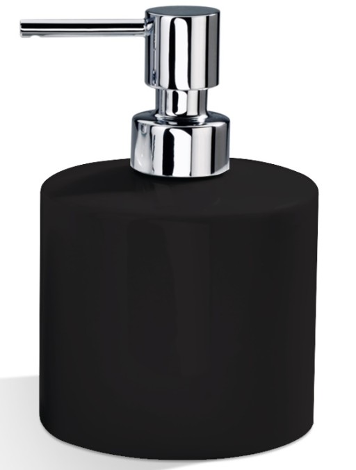 Dozator sapun lichid Decor Walther Porzellan DW 520  430ml  negru matr-crom