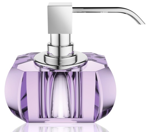 Dozator sapun lichid Decor Walther Kristall KR SSP  12x13x9cm  violet-crom