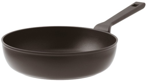 Tigaie adanca Sambonet Titan Pro Double 28cm  4 litri  inductie  negru