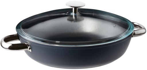 Cratita cu capac Sambonet Midnight Blue 28cm  3.8 litri  inductie  albastru