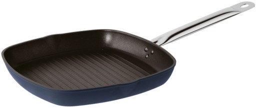 Tigaie tip grill Sambonet Midnight Blue 28x28cm  inductie  albastru