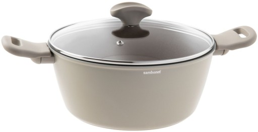 Oala cu capac Sambonet SIlver Force 24cm  4.2 litri  inductie