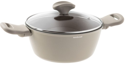Oala cu capac Sambonet SIlver Force 20cm  2.3 litri  inductie