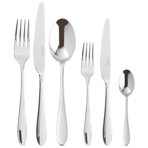 Set tacamuri Sambonet Velvet Solid Handle  36 piese  inox