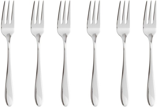 Set furculite desert Sambonet Velvet  6 piese inox