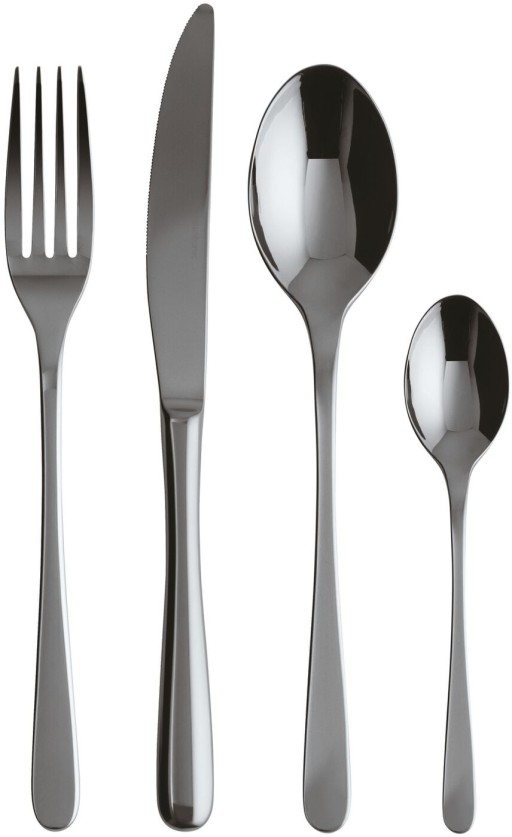 Set tacamuri Sambonet Taste Solid Handle  24 piese  negru