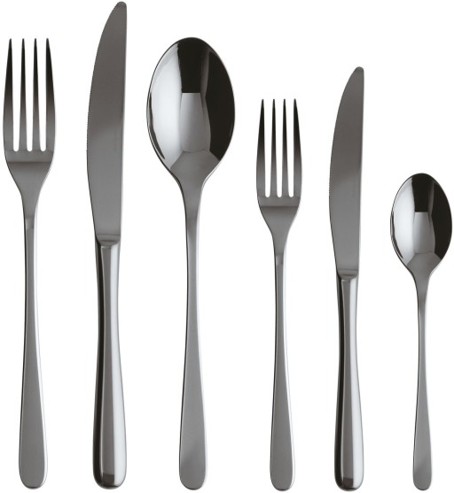 Set tacamuri Sambonet Taste Solid Handle  36 piese  negru