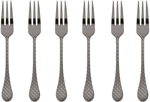 Set furculite desert Sambonet Taormina  6 piese  negru