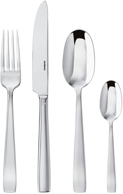 Set tacamuri Sambonet Flat Solid Handle  24 piese  inox