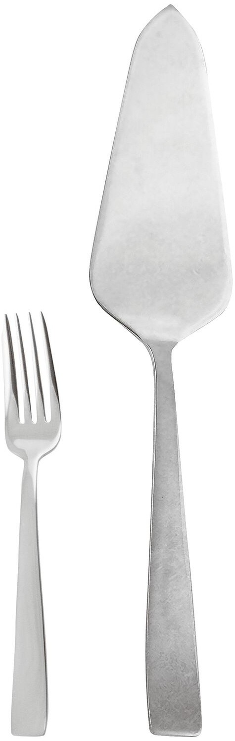 Set tacamuri desert Sambonet Flat  13 piese  inox
