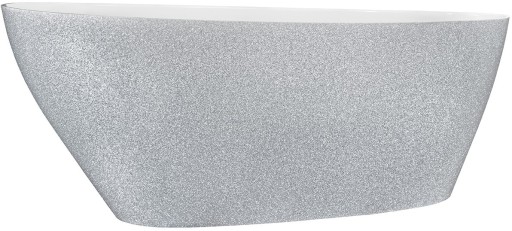 Cada freestanding Besco Goya Glam 170x72cm  argintiu