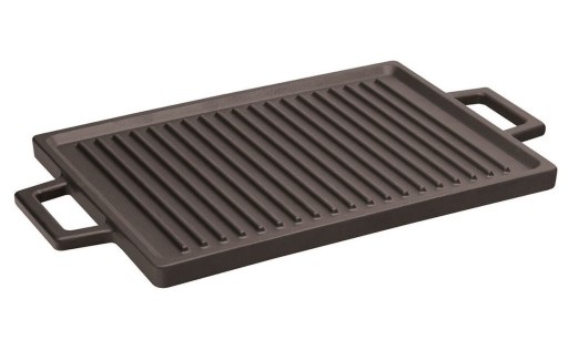Tava gratar din fonta emailata Paderno Cast Iron  22x15cm  negru