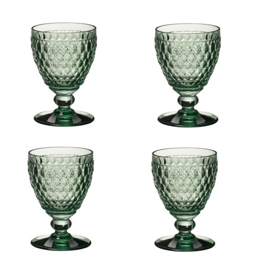 Set 4 pahare vin alb Villeroy & Boch Boston Coloured verde  120mm  0.23 litri