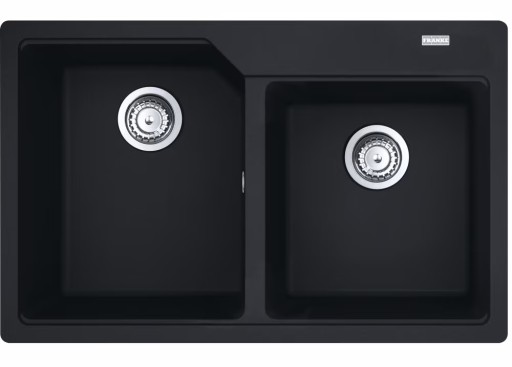 Chiuveta bucatarie Franke Urban UBG 620-36-33  doua cuve  780x500mm  fragranite Matte Black