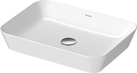 Lavoar tip bol Duravit Cape Cod 55x40cm  fara orificiu baterie  fara preaplin  alb alpin