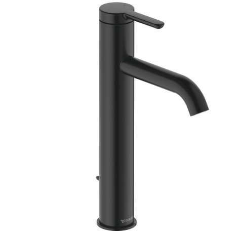 Baterie lavoar Duravit C.1 L 170  ventil pop-up  negru mat