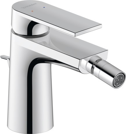 Baterie bideu Duravit Tulum by Starck  ventil pop-up  crom