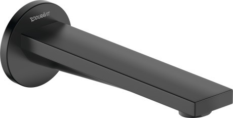 Pipa cada Duravit Tulum by Starck 171mm  negru mat