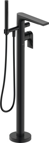 Baterie cada cu montaj pe pardoseala Duravit Tulum by Starck  negru mat